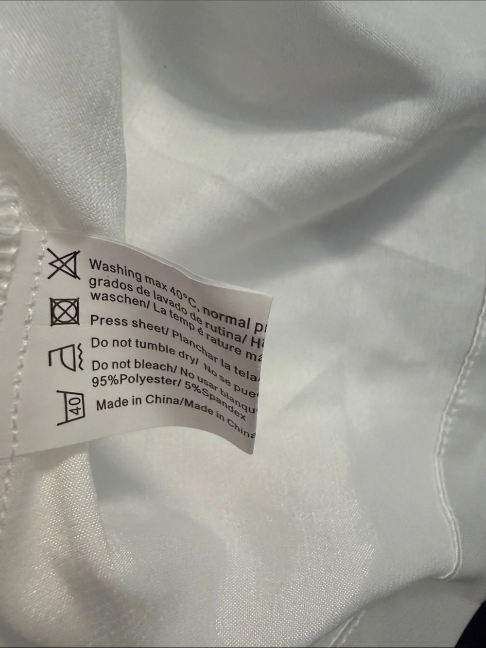 NWOT Satin Short Pajama Set - White - Picture 9 of 9